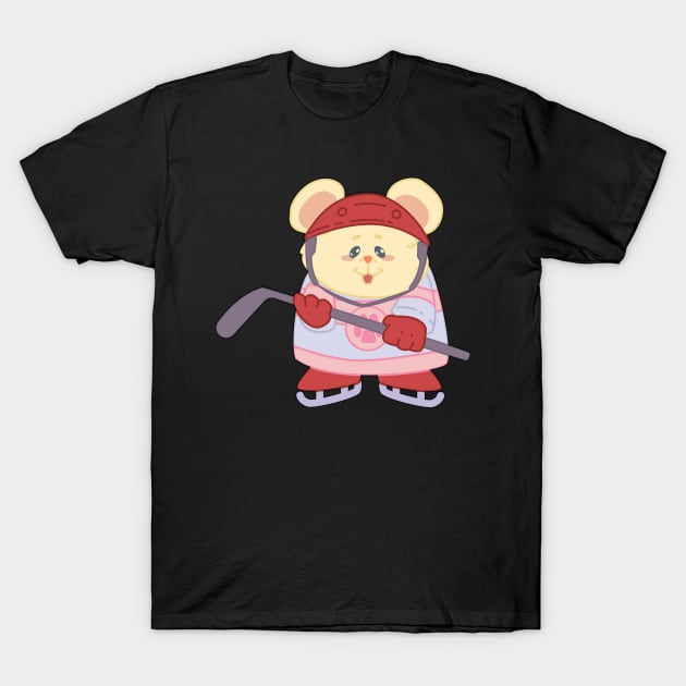 Hokey Cute Rat Hamster Player - Girl Kids gift graphic T-Shirt by theodoros20